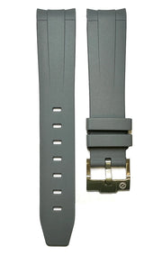 Rubber strap for Omega MoonSwatch - Grey - rubber watch strap