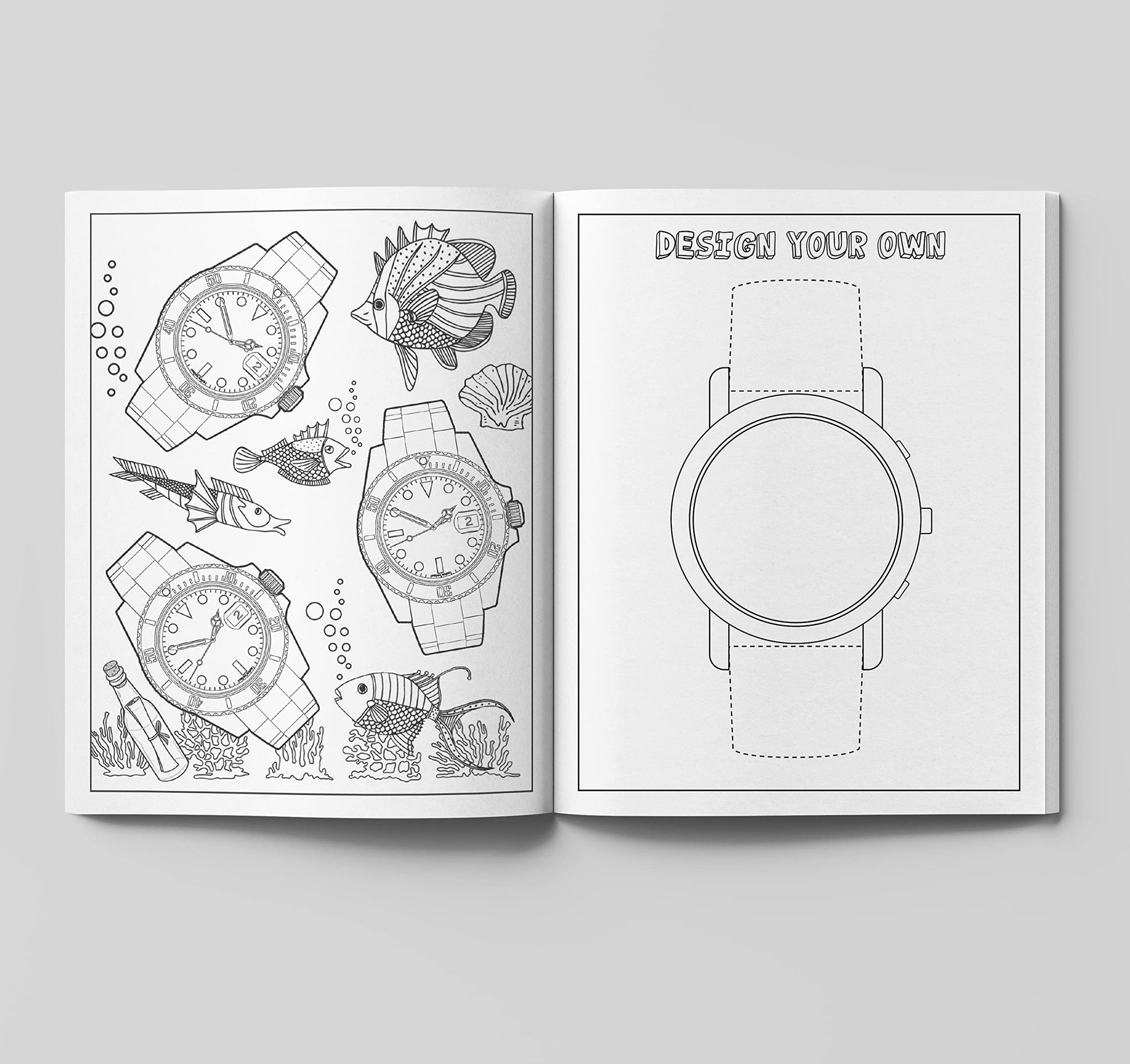 The Watch Collector's Coloring Book