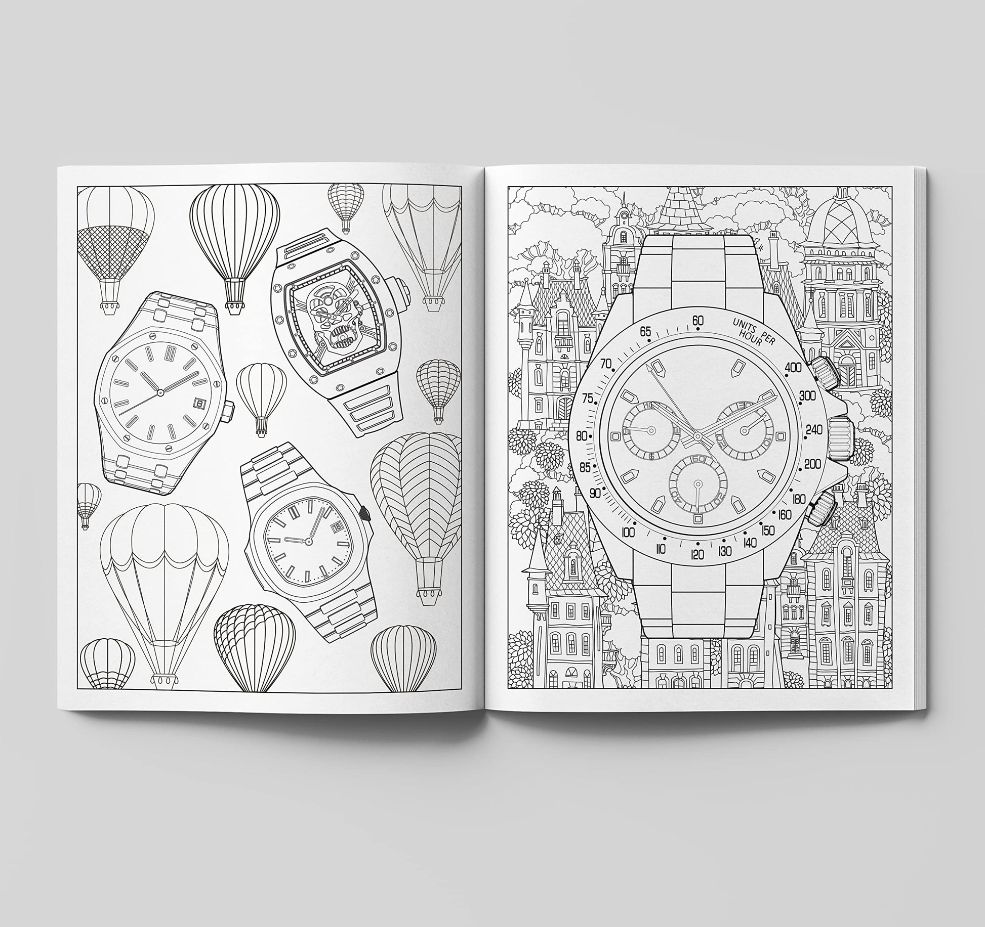 The Watch Collector's Coloring Book