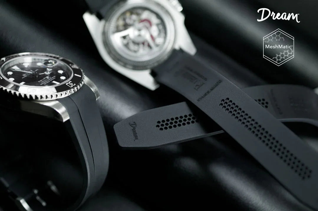 RubberB DM106 Black with buckle Strap - view 4