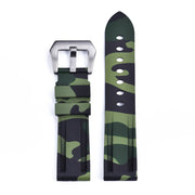 kronokeeper-camouflage-rubber-strap-Green - rubber watch strap
