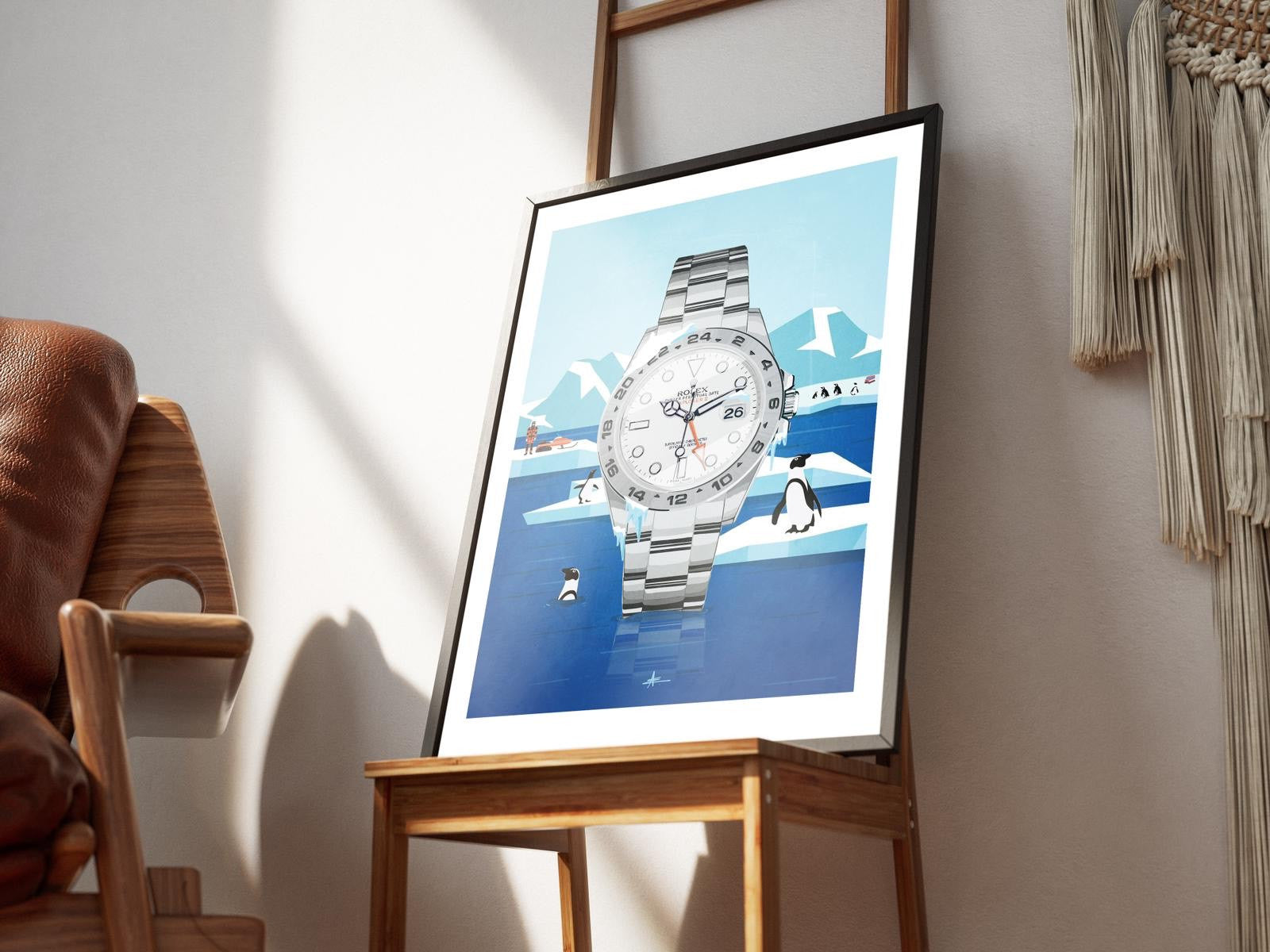 Watchoniste X MisterChrono art printing - Antartica - 40x50