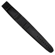 Rubber B Tang Buckle RC26 Cuff Series - Black - rubber watch strap