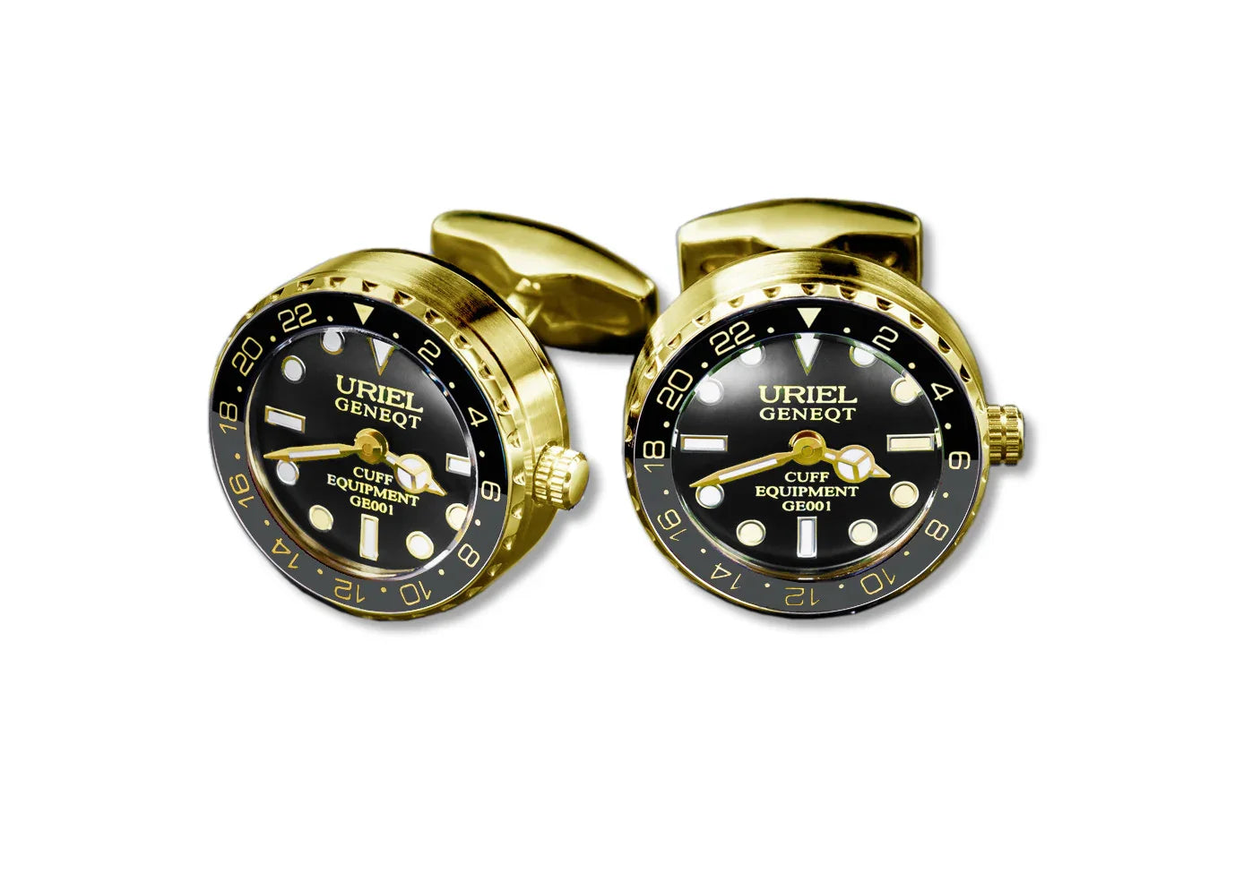 UG GMT Cufflinks -GOLD GREY-BLACK - watch accessory