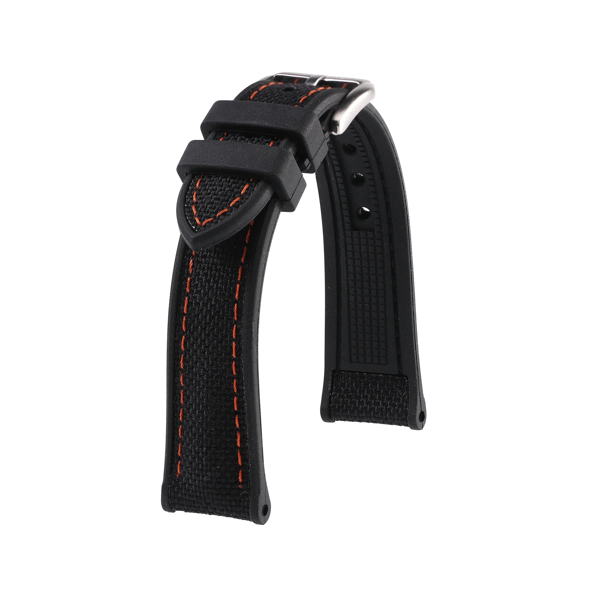KronoKeeper Strap Marius - Black / Orange - KronoKeeper strap