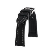 KronoKeeper Strap Marius - Black / White - KronoKeeper strap