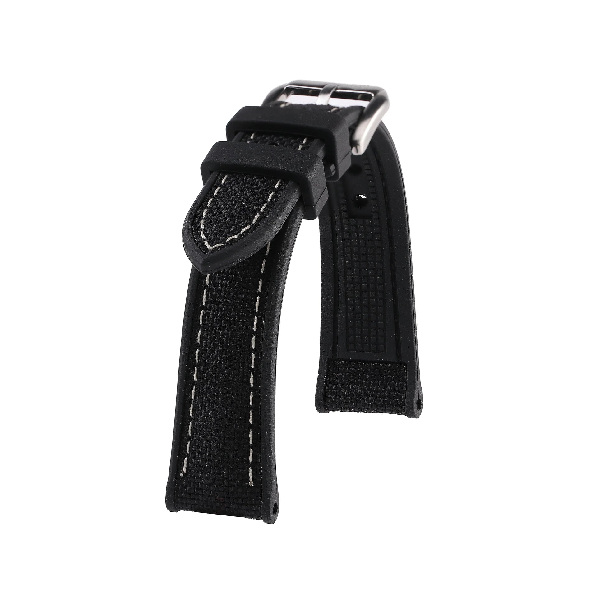 KronoKeeper Strap Marius - Black / White - KronoKeeper strap