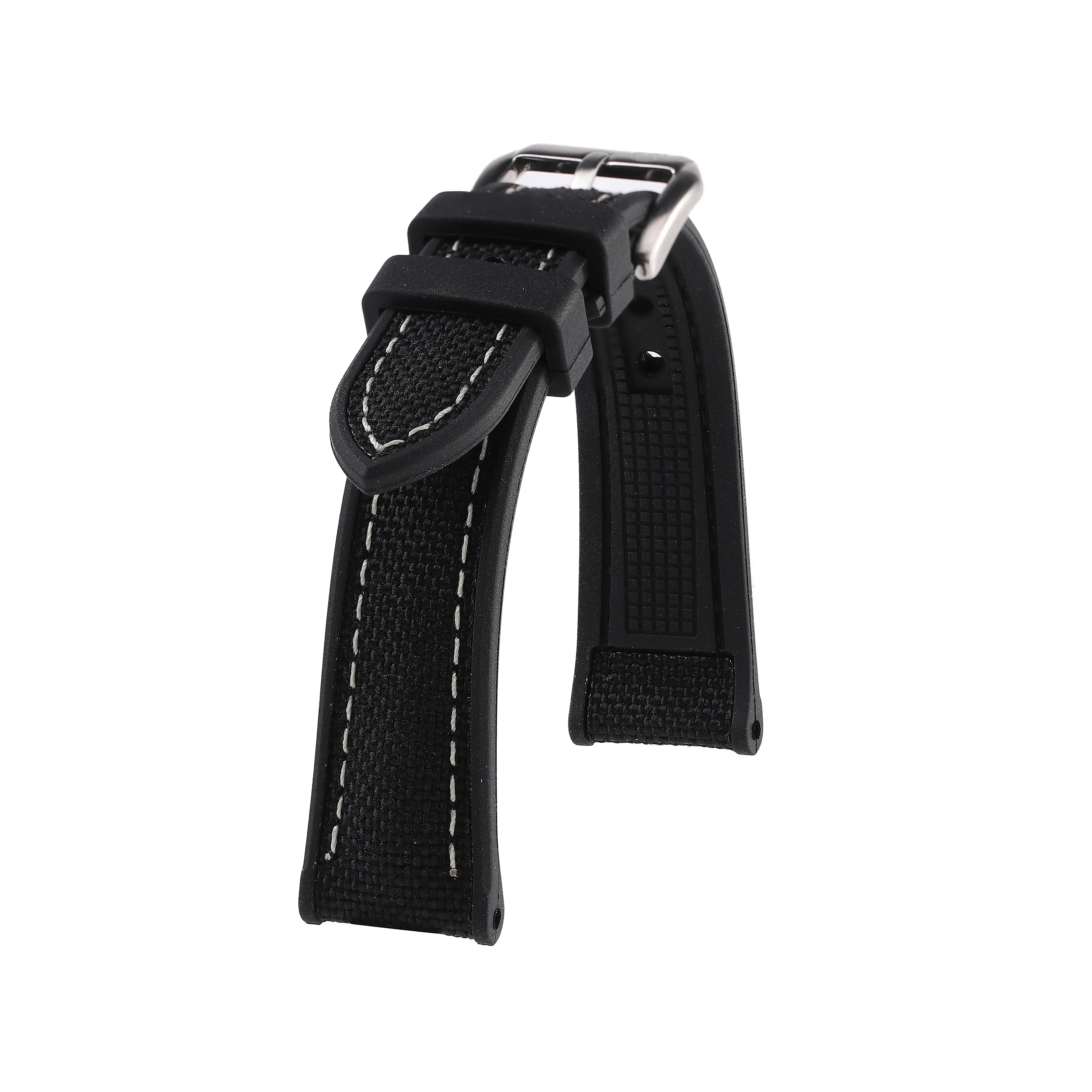 KronoKeeper Strap Marius - Black / White - KronoKeeper strap