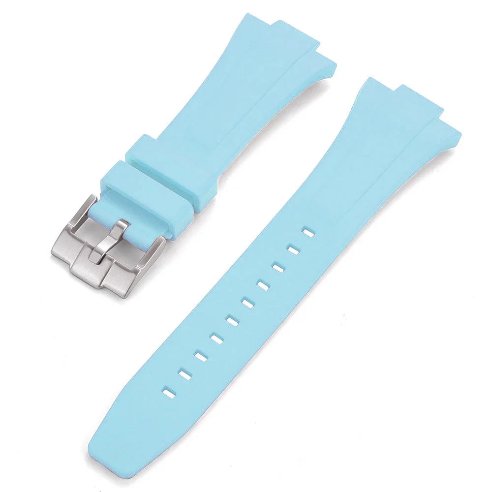 Rubber strap for Tissot PRX - Tiffany Blue - rubber watch strap