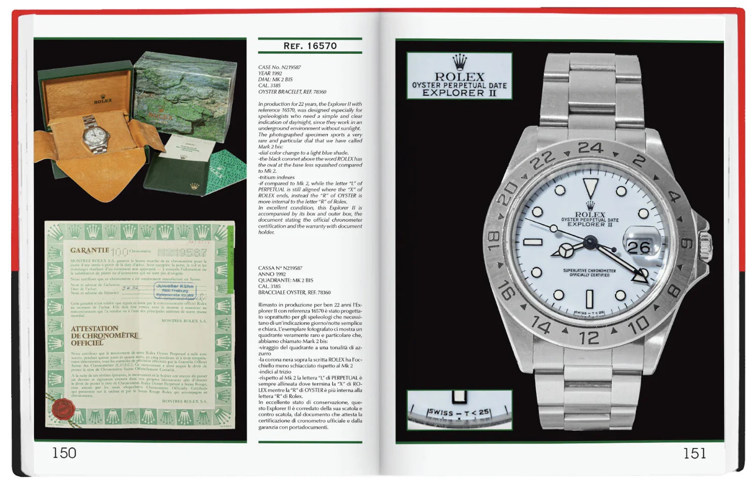 Mondani Book: Rolex Explorer I II & Milgauss - detail
