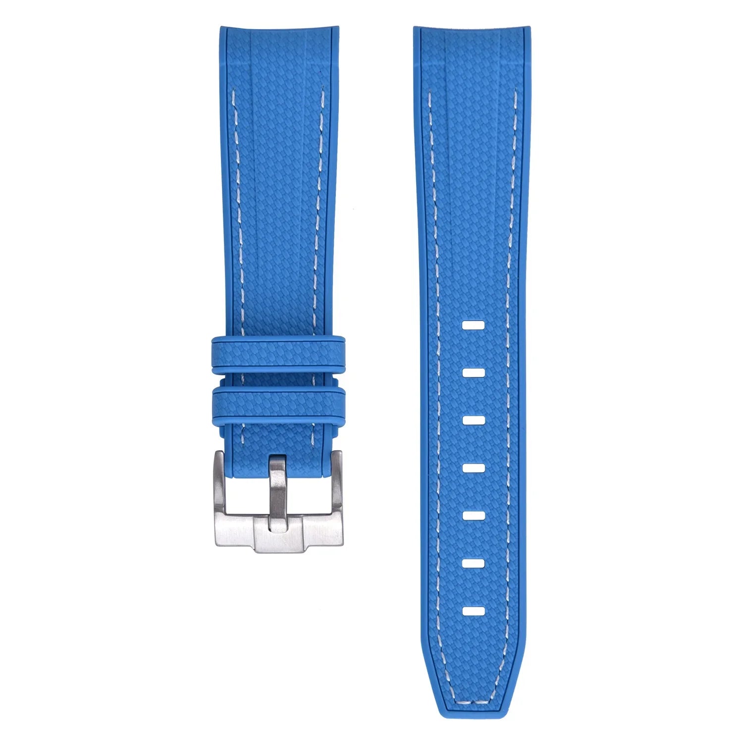 Rubber strap texture for Omega MoonSwatch - Blue