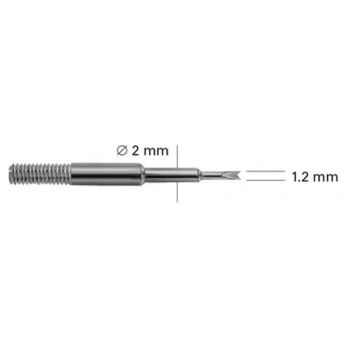 Bergeon fork for spring bar tool - detail