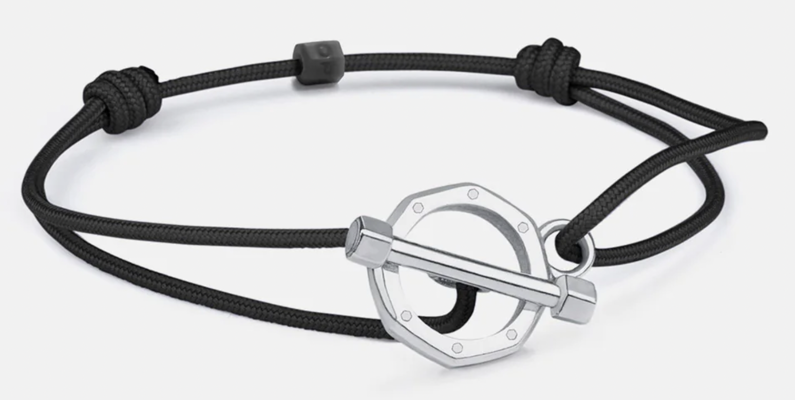 Leopine Bracelet Series 1: 1972. Rhodium Plated Silver