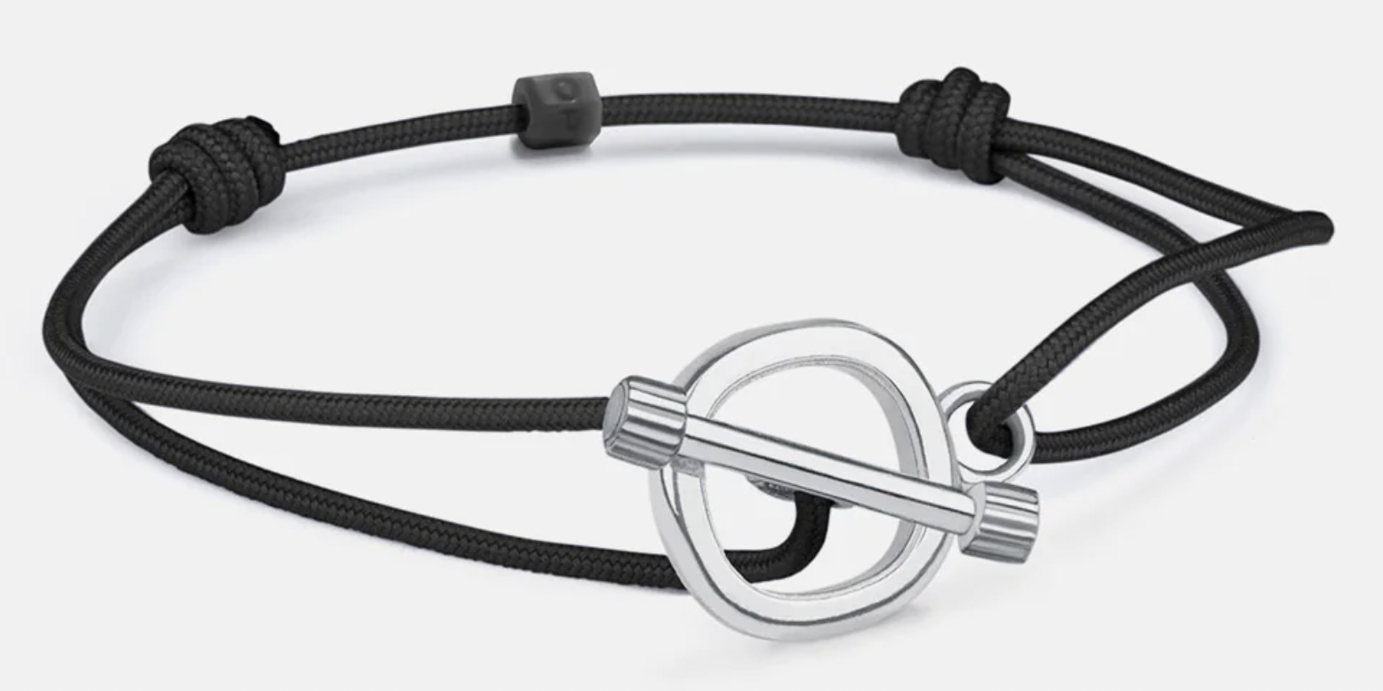 Leopine Bracelet Series 1: 1976. Rhodium Plated Silver