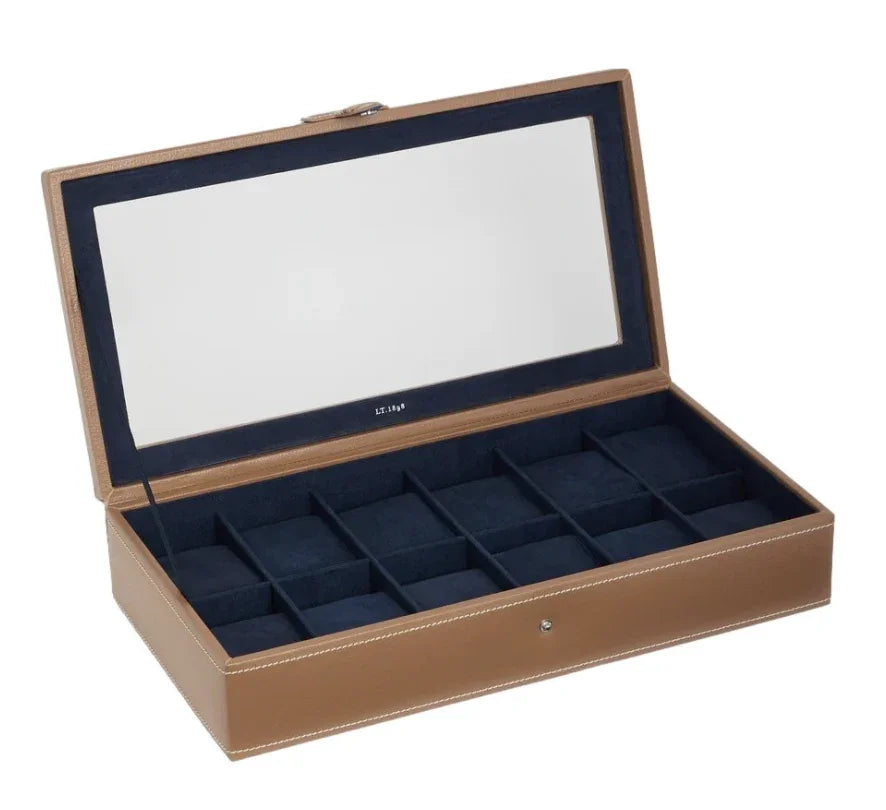 Le Tanneur - Watchbox for 12 watches in leather