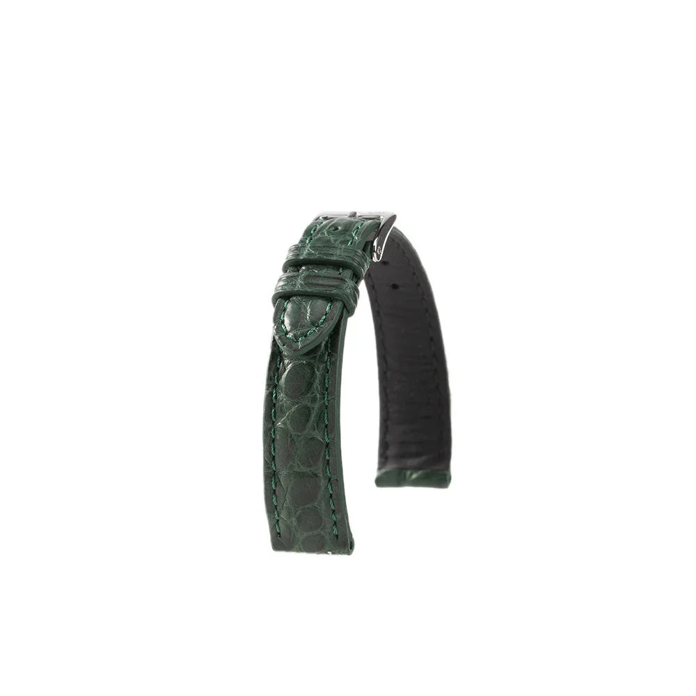 Kronokeeper Strap - Felicia Green - alligator leather watch strap