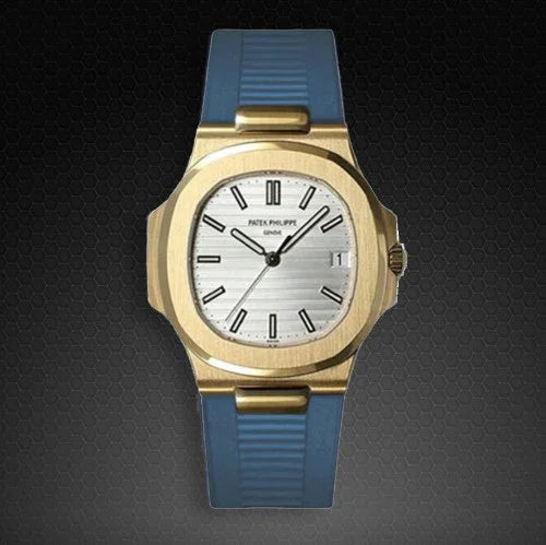 RubberB for Patek Philippe Nautilus - Blue Jeans PK77 Strap - view 3