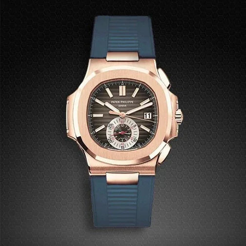 RubberB for Patek Philippe Nautilus - Blue Jeans PK77 Strap - view 5