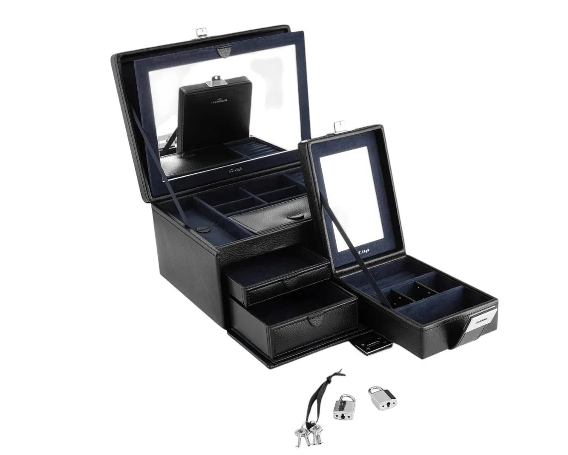 Le Tanneur - large leather jewelry box - view 4