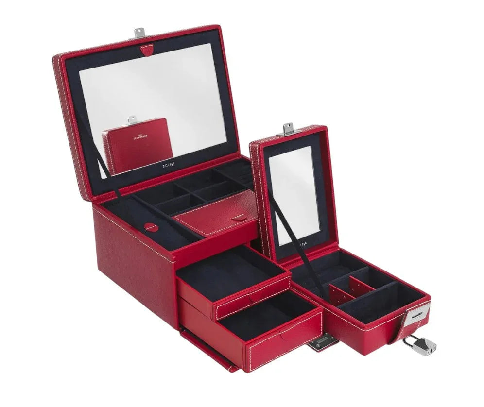 Le Tanneur - large leather jewelry box - view 5