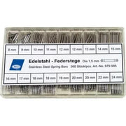 Set of stainless steel springbars 1.8mm - watch accessory
