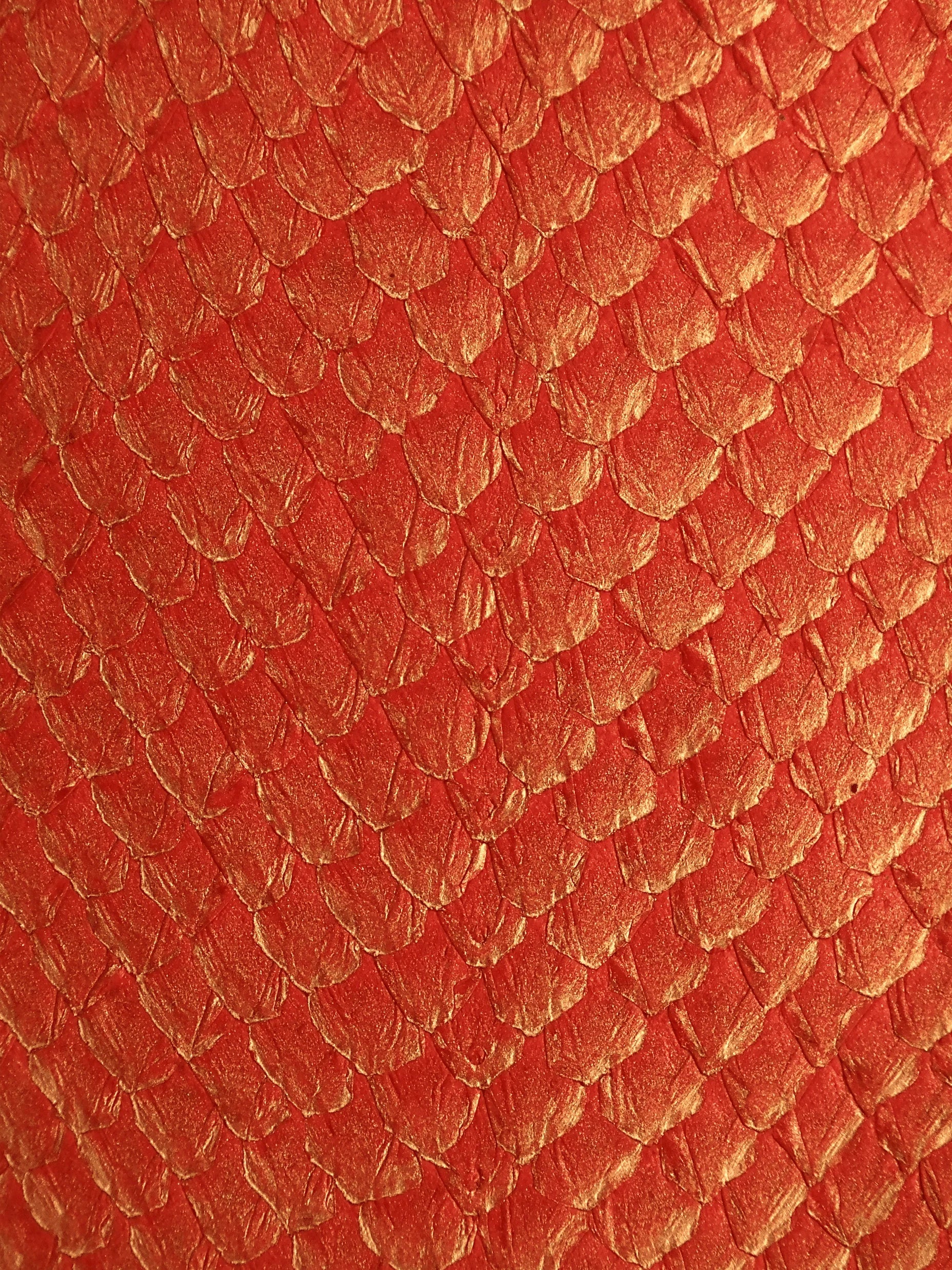 Salmon Gradient Imperial Red watch strap - KronoKeeper - detail view