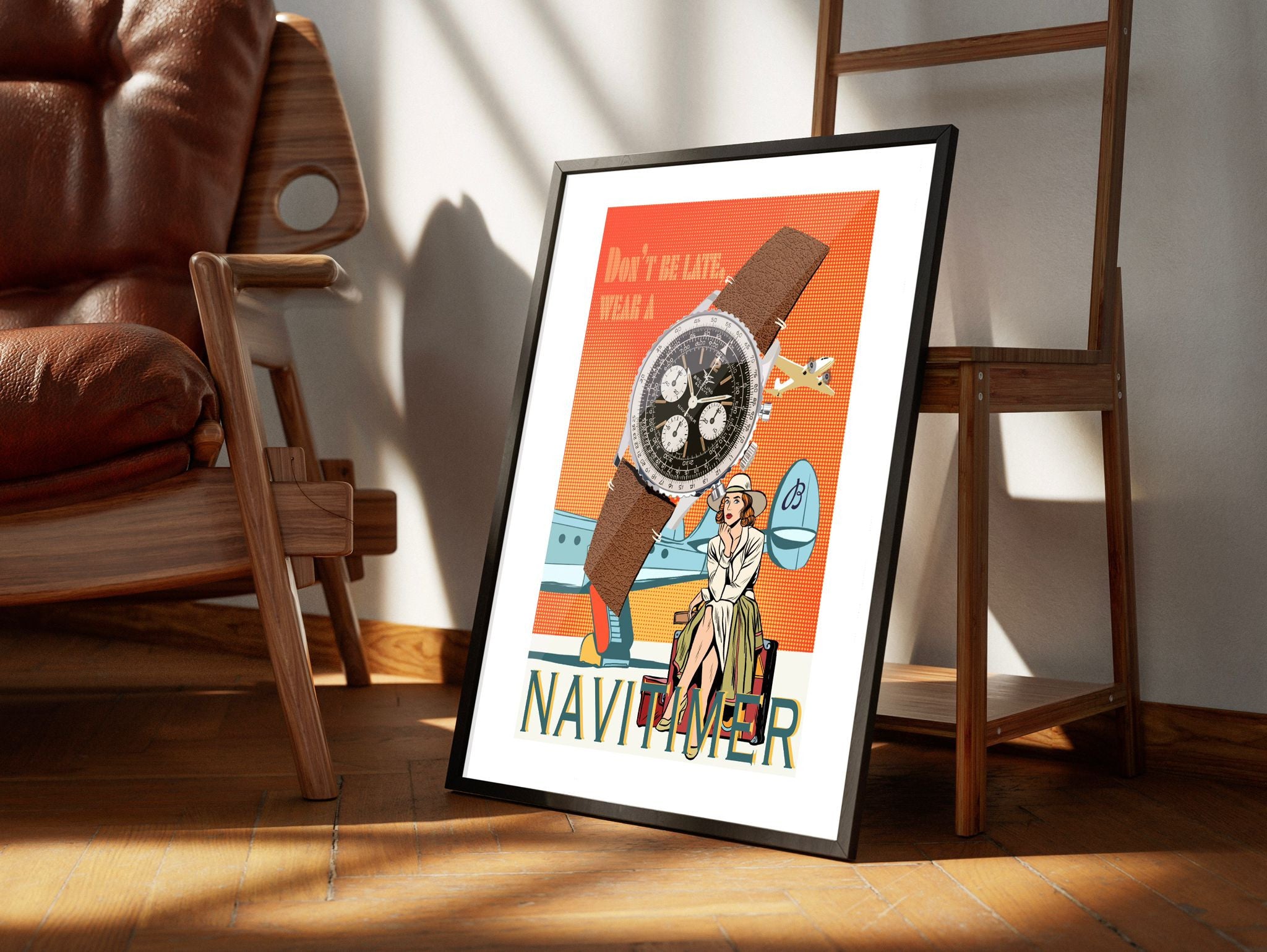 Watchoniste X MisterChrono fine art print - Navitimer - 40x50