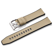 KronoKeeper double-layer FKM rubber strap - Beige - rubber watch strap
