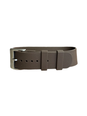 NATO strap KronoKeeper in FKM Rubber - Brown - NATO nylon watch strap
