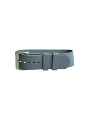 NATO strap KronoKeeper in FKM Rubber - Grey - NATO nylon watch strap