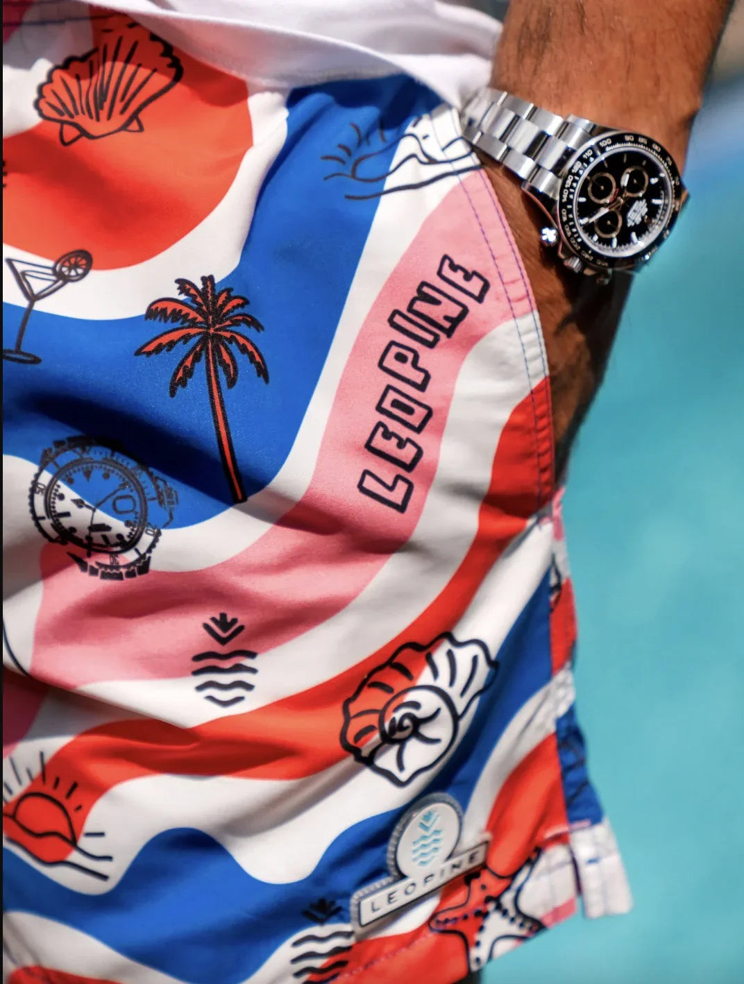 Leopine Summer Waves Swim Shorts - view 5
