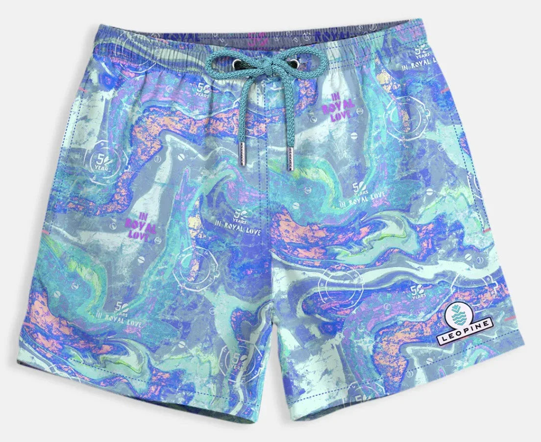 Leopine Royal Love Swim Shorts - watch accessory