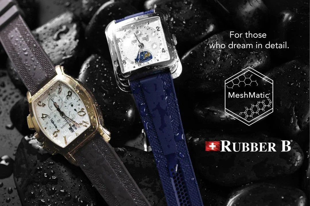 Rubber B Strap - Dream Strap Universal - MeshMatic - Jet Black - view 10
