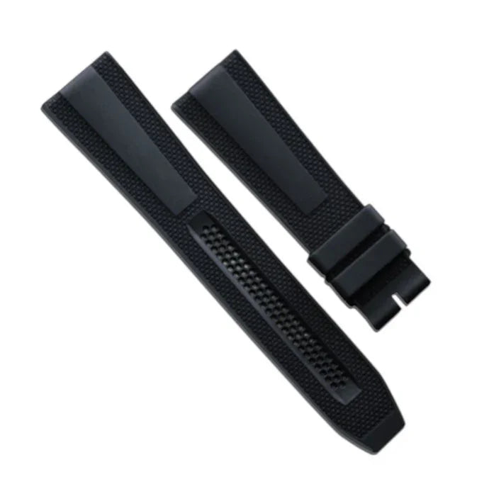 Rubber B Strap - Dream Strap Universal - MeshMatic - Jet Black - rubber watch strap