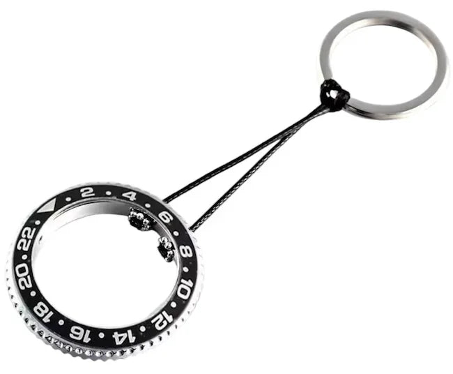 GMT bezel keychain - watch accessory