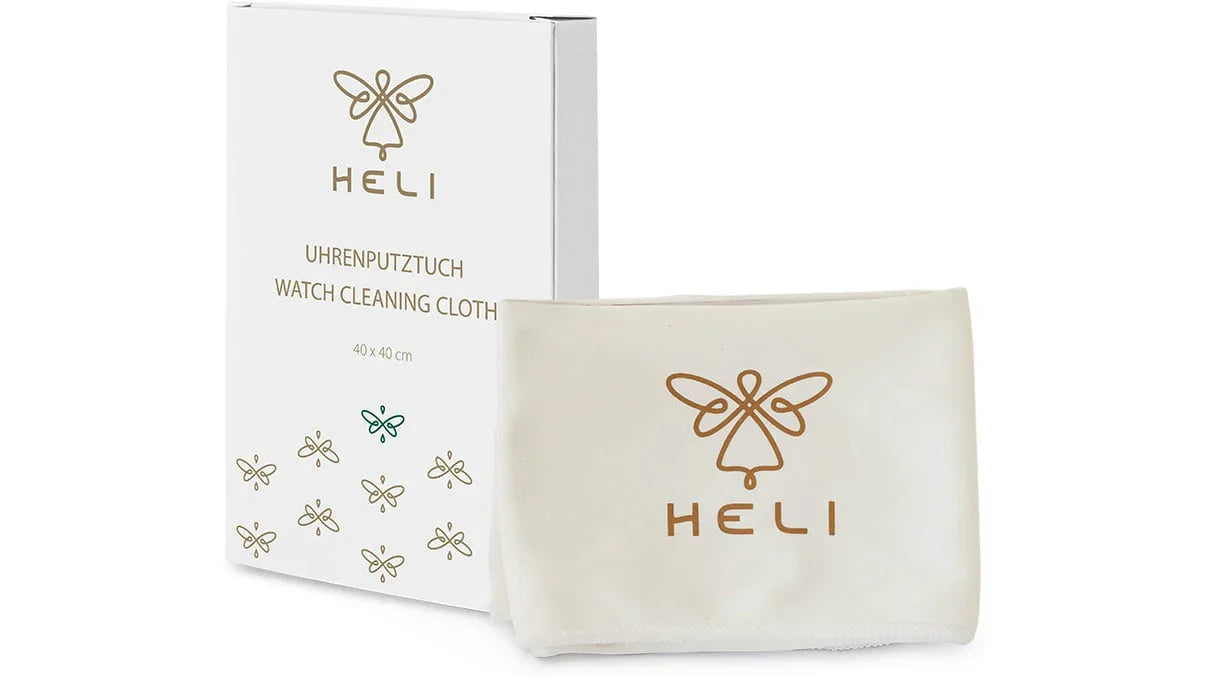 Heli watch cleaning cloth, 40 x 40 cm, washable - detail