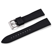 KronoKeeper mosaic Rubber Strap - Black - rubber watch strap