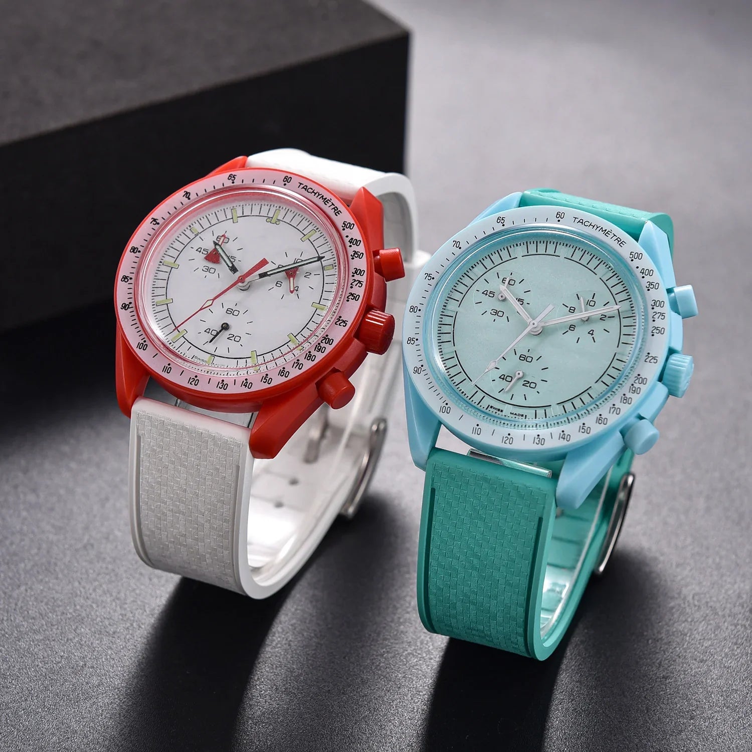 KronoKeeper mosaic Rubber Strap - Grey - view 8