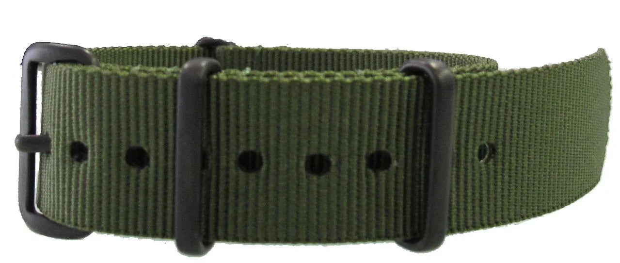 NATO watch strap Green PVD - NATO nylon watch strap