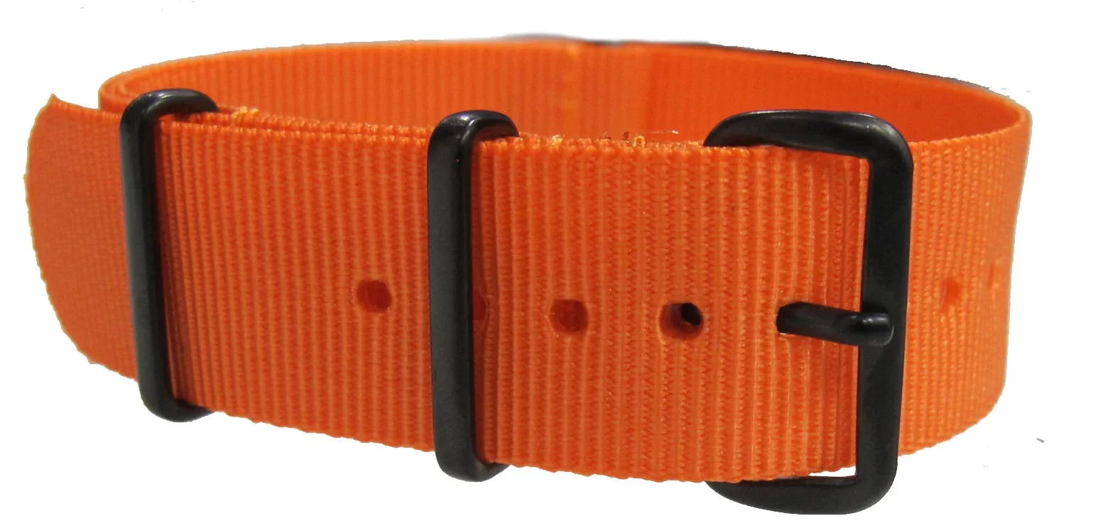 NATO watch strap Orange PVD - NATO nylon watch strap