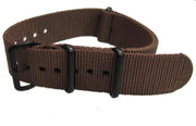 NATO watch strap Brown PVD - NATO nylon watch strap
