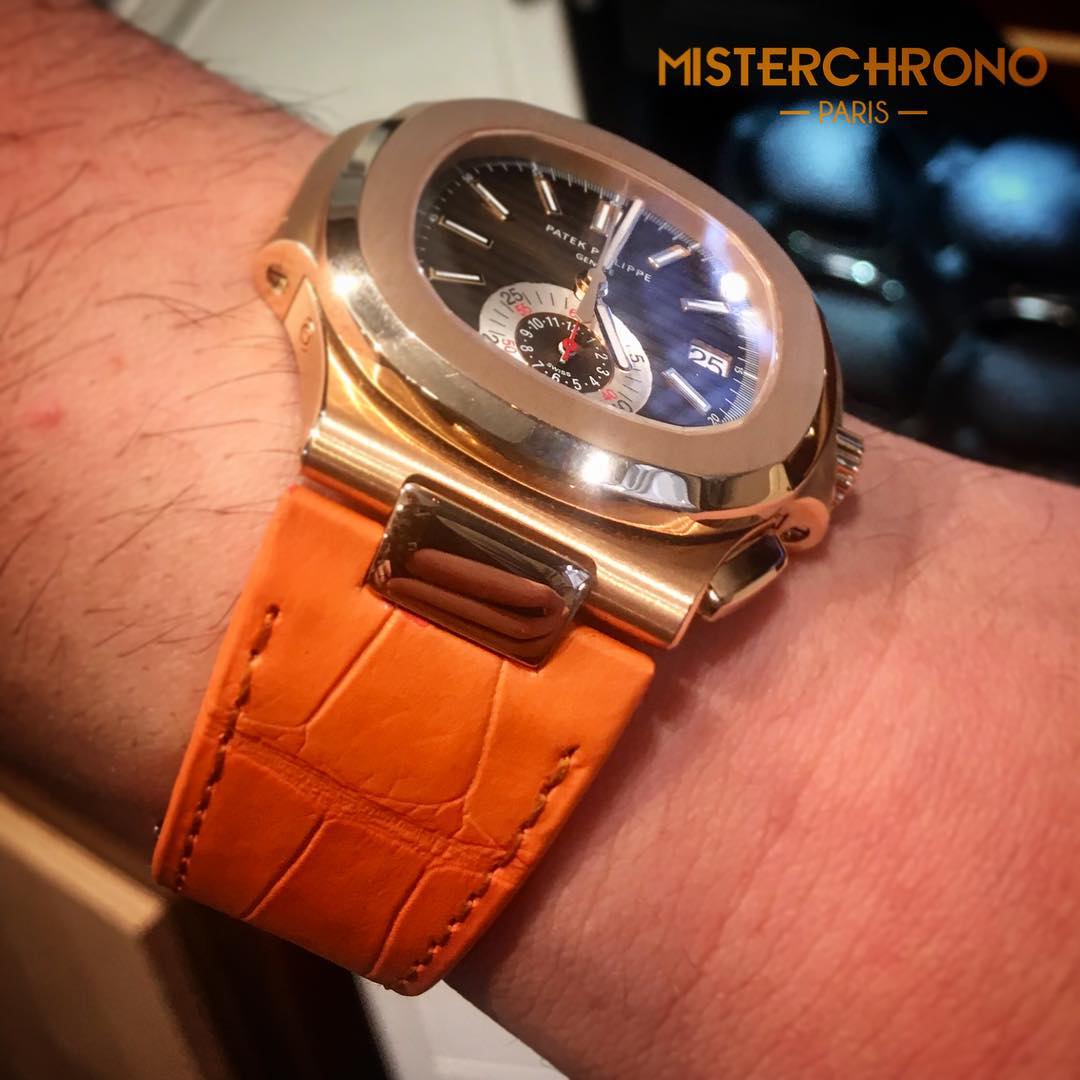 KronoKeeper - Alligator bespoke strap with inserts