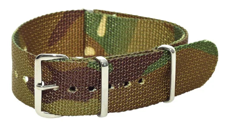NATO watch strap Camo 3 - NATO nylon watch strap