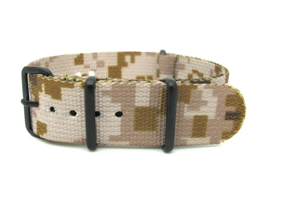 NATO watch strap Camo 4 PVD - NATO nylon watch strap