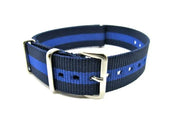 NATO watch strap Blue/Purple - NATO nylon watch strap