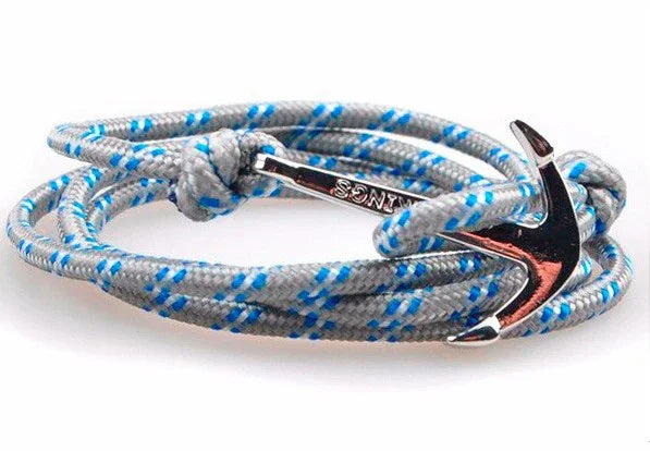 Steel anchor bracelet - watch accessory