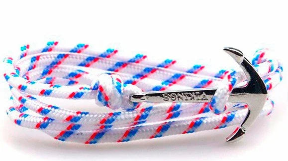 Steel anchor bracelet - view 4