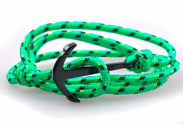 Black PVD anchor bracelet - view 3