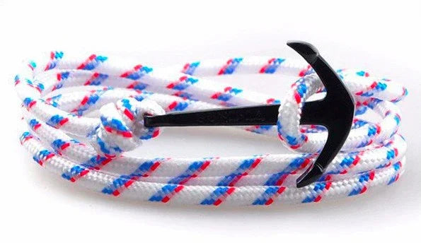 Black PVD anchor bracelet - view 5