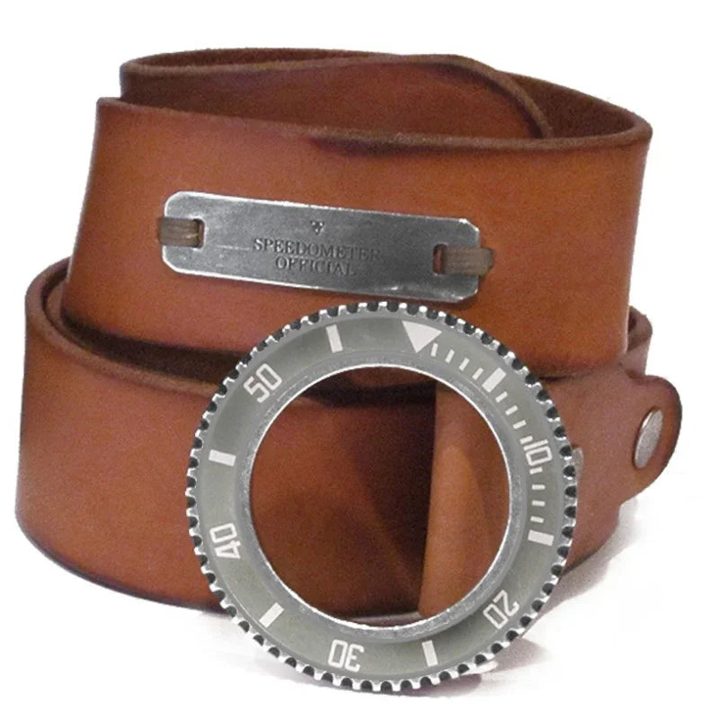 Speedometer Official Cognac Leather Belt - view 4